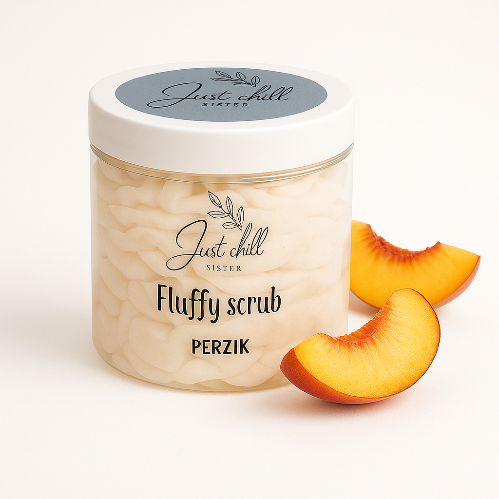 Fluffy scrub - Perzik