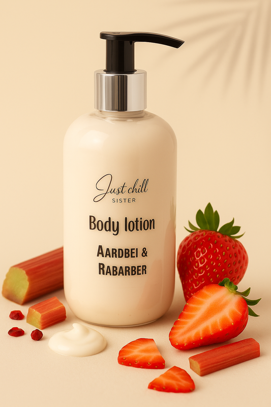 Body lotion - Aardbei & Rabarber