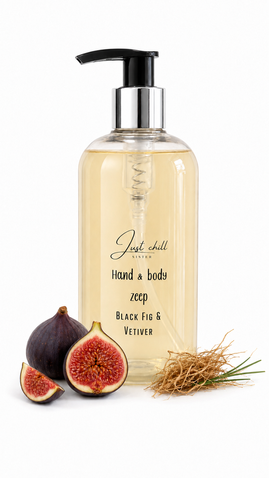 Hand & body zeep - Black Fig & Vetiver