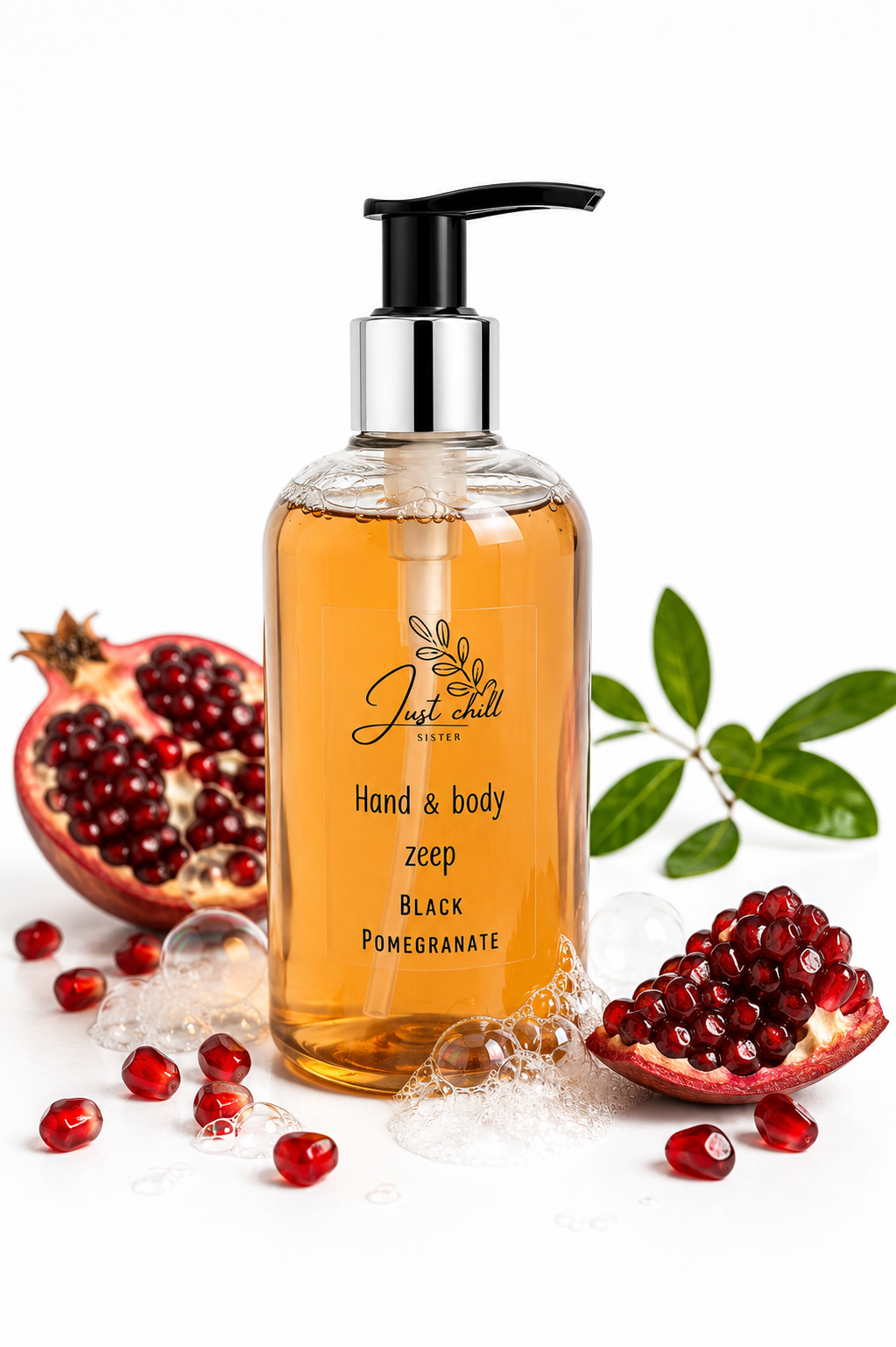 Hand & body zeep - Black Pomegranate