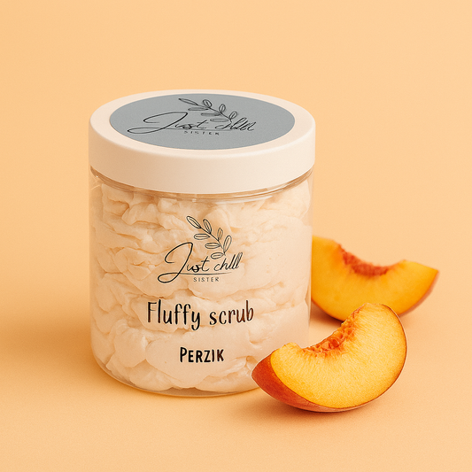 Fluffy scrub - Perzik